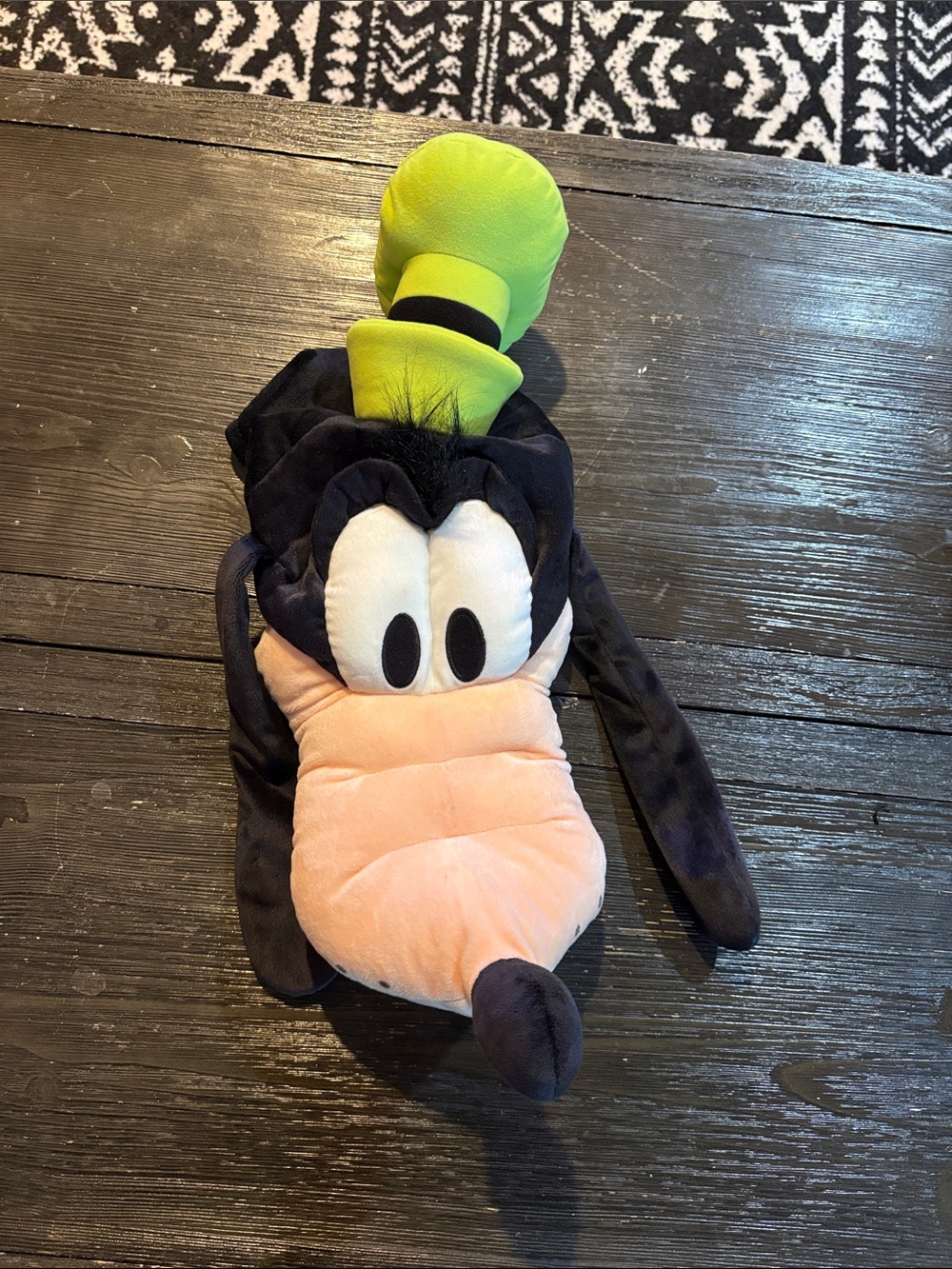 Disney Goofy Plush - Black, Peach & Lime Hat